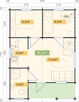 садовый домик 252